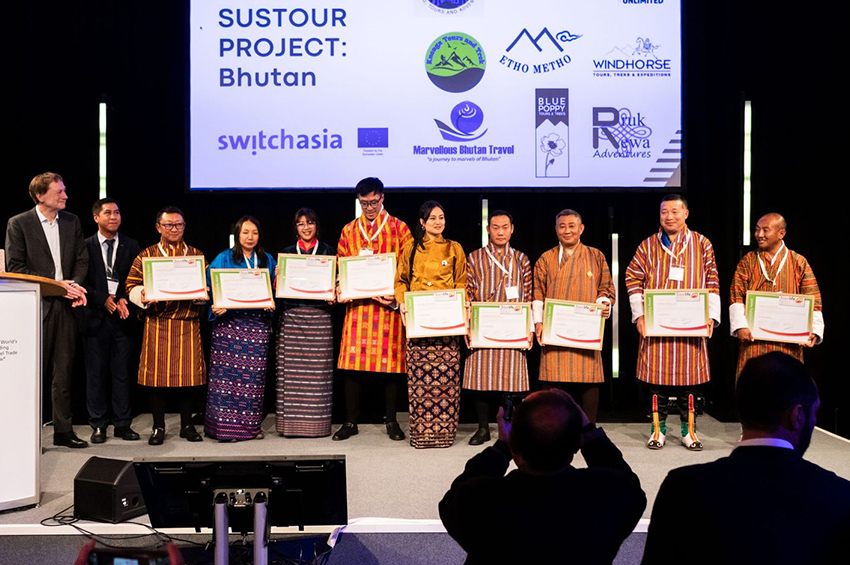 Bhutan received the Green Destination's Silver Award at the ITB Berlin, 